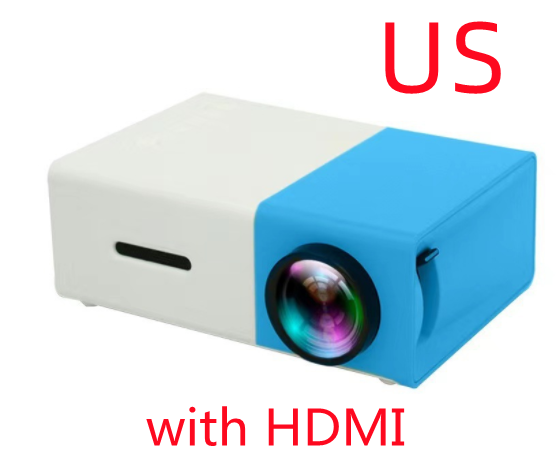 Proiettore portatile 3D Hd Led Home Theater Cinema Proiettore audio USB compatibile HDMI Mini proiettore Yg300