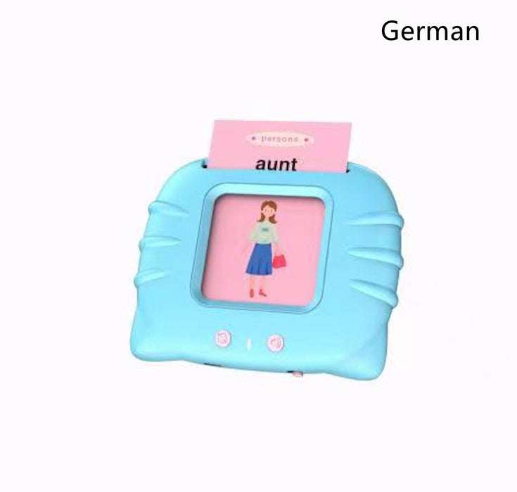 Tarjeta de educación temprana, iluminación para niños, máquina de aprendizaje de inglés