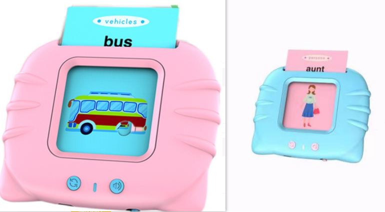 Tarjeta de educación temprana, iluminación para niños, máquina de aprendizaje de inglés