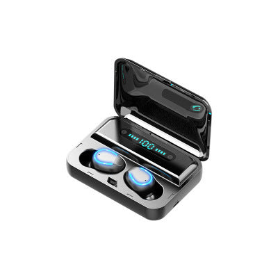 Soporte multifunción para teléfono con Banco de energía y movimiento binaural con auriculares Bluetooth