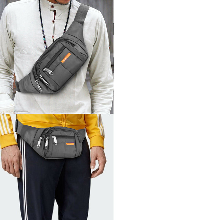 Männer Frauen Fanny-Pack Gürtel Taille Tasche Cross Body Sling Schulter Reise Sport Tasche