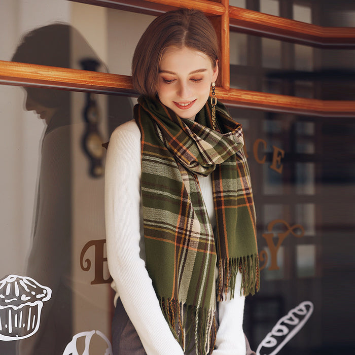 Neuer eleganter Winterschal für Frauen