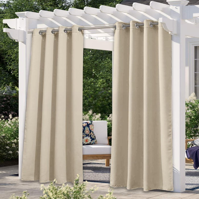 Color sólido al aire libre impermeable y protección solar protección UV cortina de sombreado de seda negra de alta precisión
