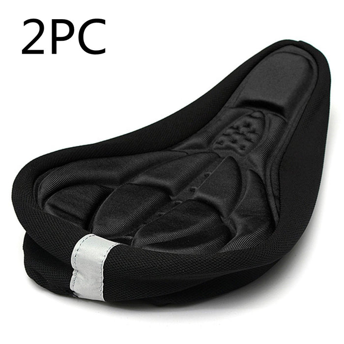 Funda de asiento transpirable 3D de color estera transpirable en relieve para bicicleta