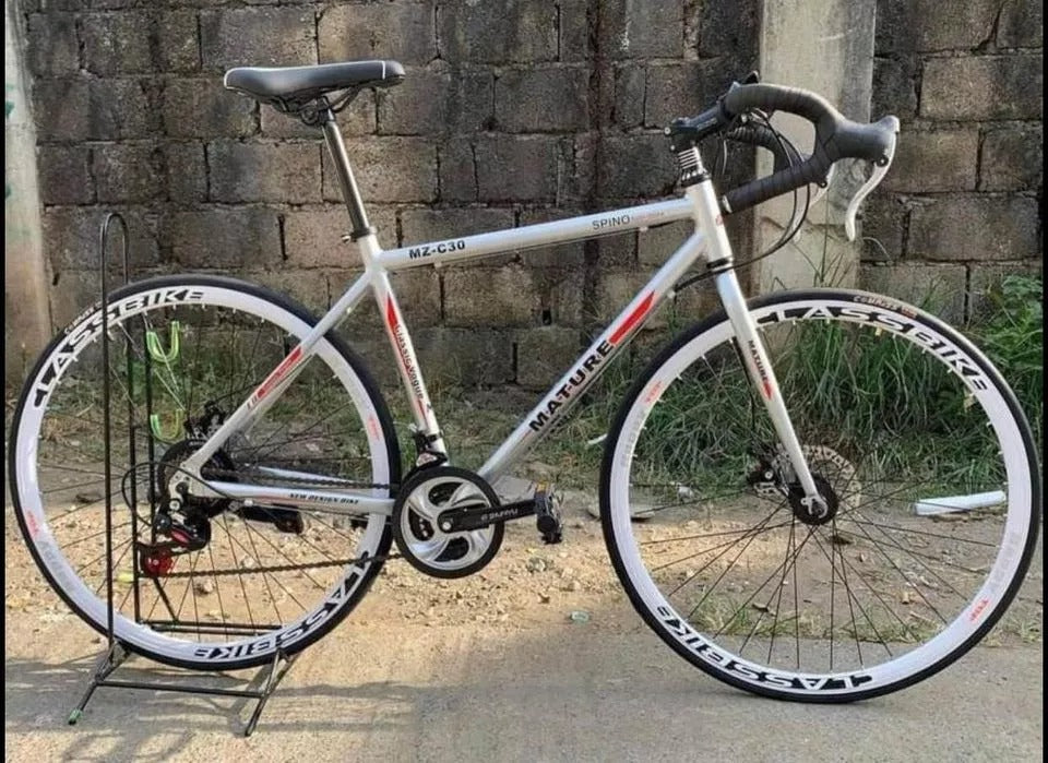 Maniglia piatta per bici da strada in lega di alluminio