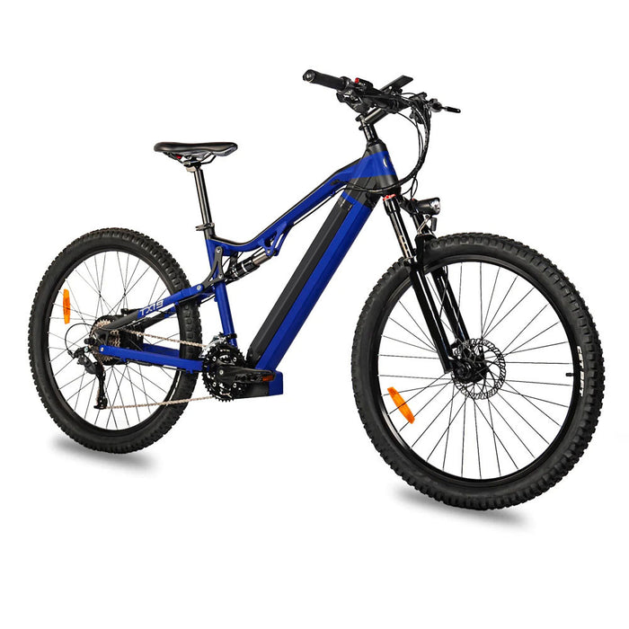 Bicicleta elétrica 500W Ebike 27,5 polegadas Mountain E-Bike 48V City EMTB 27 velocidades cinza - motor Bafang 500W