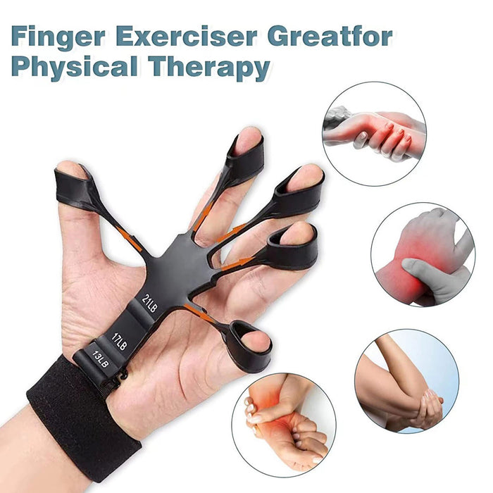 Silikon-Griffgerät, Fingerübungsstrecker, Fingergreifer, Krafttrainer
