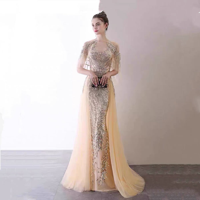 Women's Fashion Heavy Party Evening Dress