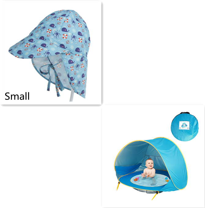 Tenda da spiaggia per bambini Tenda da campeggio per bambini Facile da piegare Tenda da sole impermeabile con protezione UV