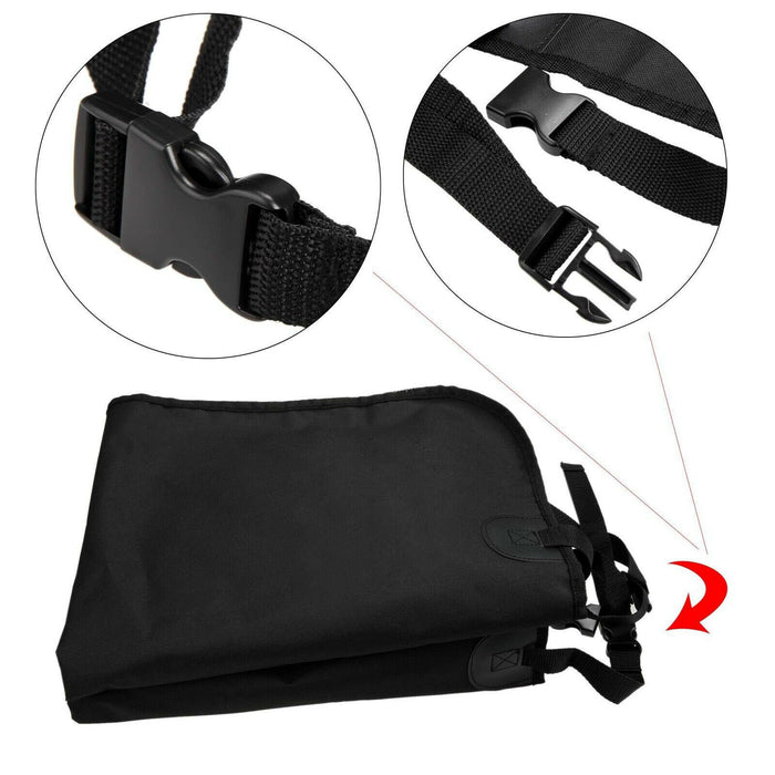 Sitzbezug für hinten, für Auto, Haustier, Hund, Reisen, wasserdicht, Bankschutz, luxuriös, Schwarz