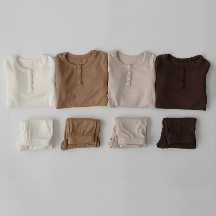 Conjuntos de pijamas para bebés y niños, ropa de dormir para niñas y niños, traje de otoño para niños