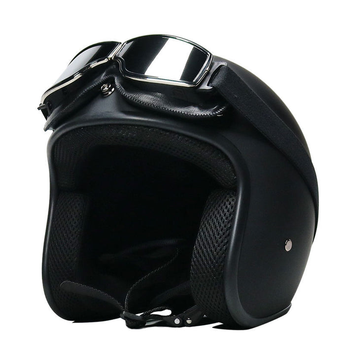 Casco De Moto Retro Motocicleta Masculina