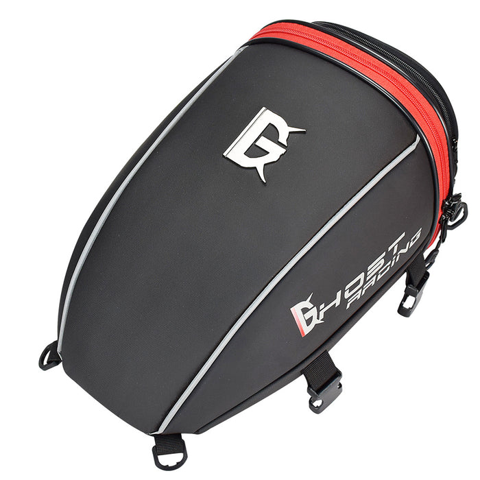 Bolsa trasera para motocicleta de cuero Pu con sillín Knight