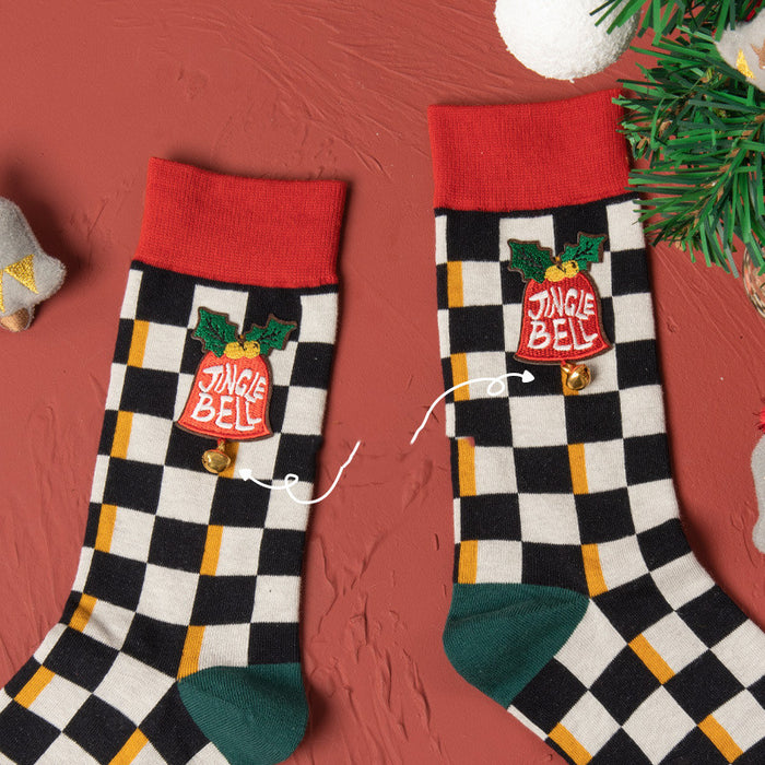Otoño e invierno nuevos productos caja de regalo de Navidad pareja en calcetines de tubo