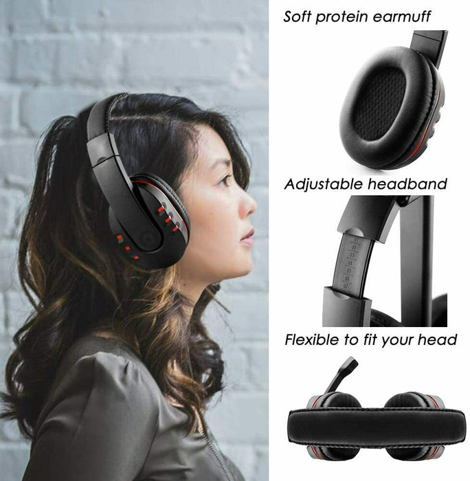 Auriculares Pro Gamer Auriculares para PS4 PlayStation 4 PC Computadora