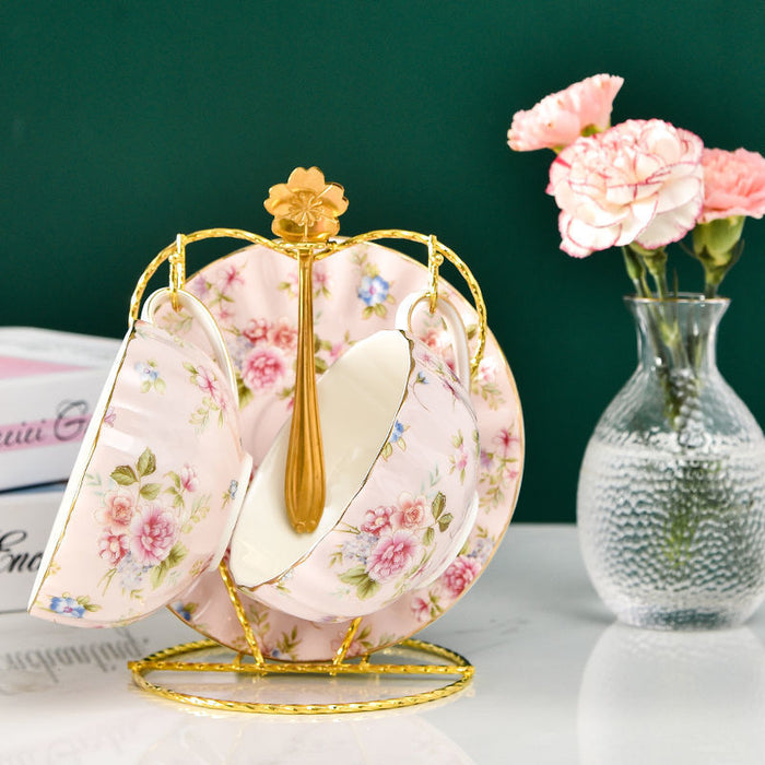 Traje de taza de té de cerámica de café