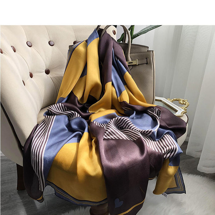 Damen Seidenschals Elegante Casual-Accessoires