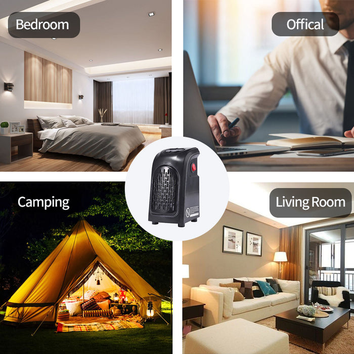 Aquecedor de ar de inverno ventilador aquecedor elétrico casa aquecedores mini quarto aquecedor de parede de ar cerâmica aquecimento mais quente ventilador para escritório em casa acampamento