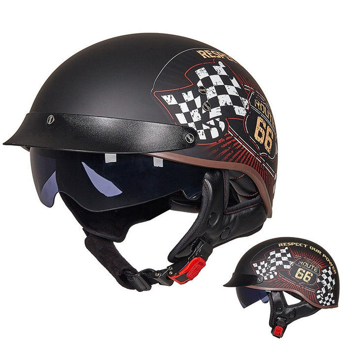 Casco De Moto Vintage