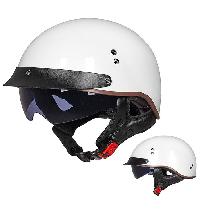 Casco De Moto Vintage