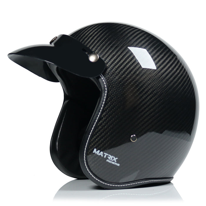 Casco De Moto Retro Motocicleta Masculina
