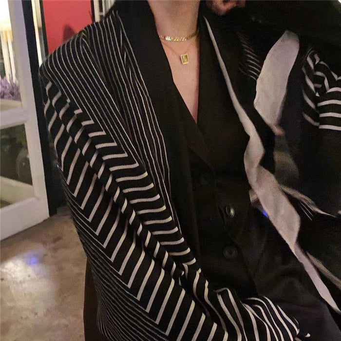 Bufanda larga geométrica simple elegante para mujer