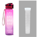 1-Liter-Tritan-Wasserflasche mit Time-Marker-Bounce-Abdeckung