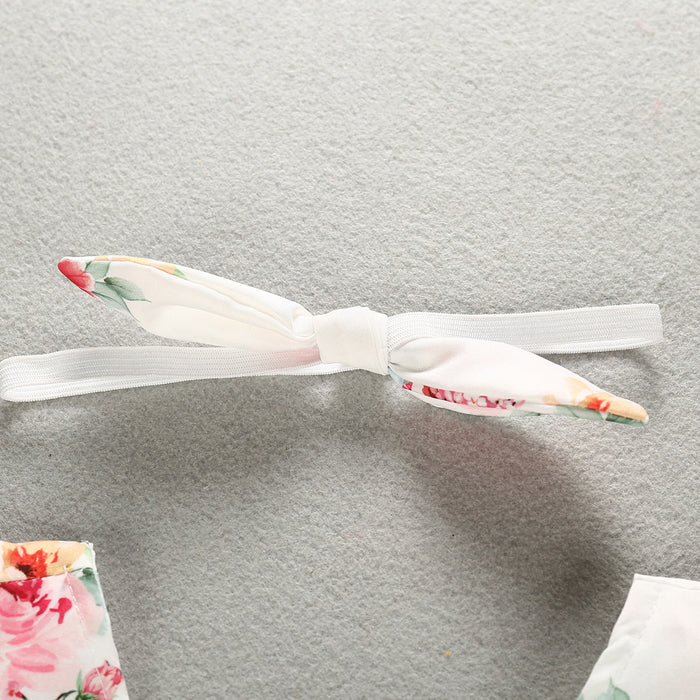 Ropa de bebé floral para niña de verano para niños