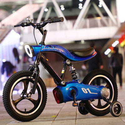 Bicicleta para niños de acero con alto contenido de carbono con pedal de luz musical