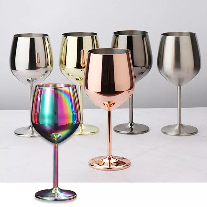 Gobelet en métal pour vin rouge en acier inoxydable 304