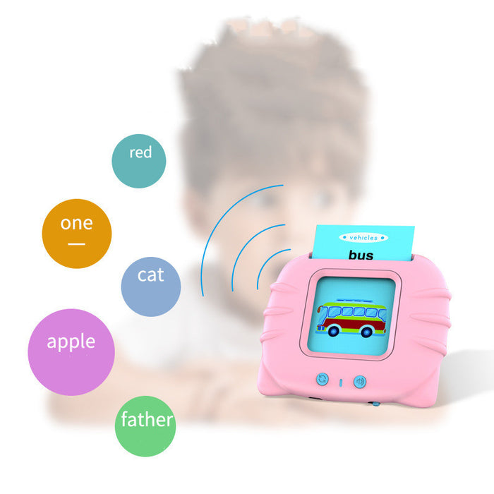 Tarjeta de educación temprana, iluminación para niños, máquina de aprendizaje de inglés