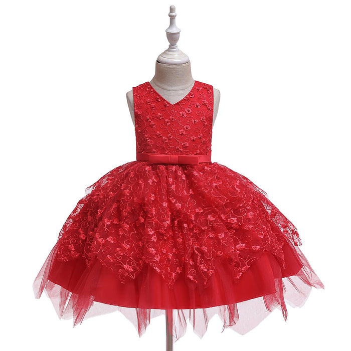 Roupas para bebês meninas, vestidos de jardim de infância para crianças médias e pequenas
