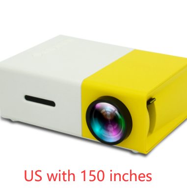Proiettore portatile 3D Hd Led Home Theater Cinema Proiettore audio USB compatibile HDMI Mini proiettore Yg300