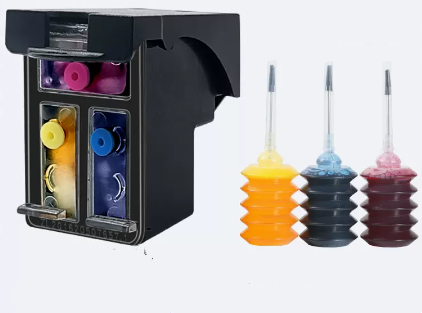 Large capacity color printer can add ink