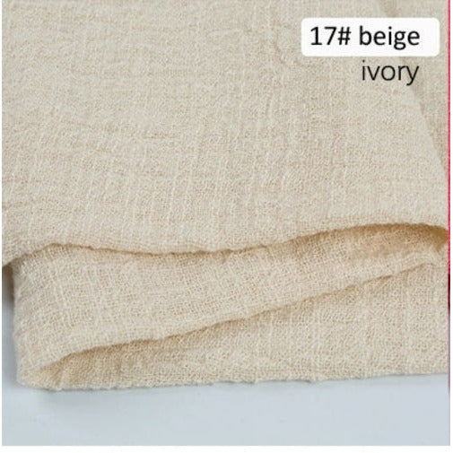 10 Stück YEPQZQ Hochzeitsdekorationen Baumwollservietten 43 x 43 cm Gaze Tee