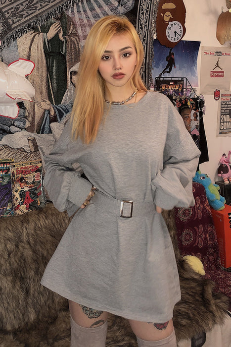 Long-sleeved dress qiu dong small person wears weekend
