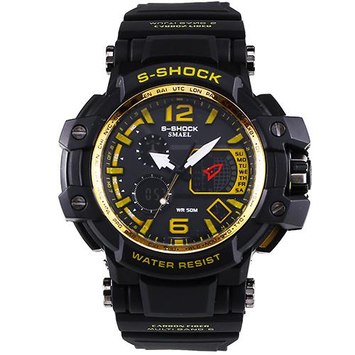 Men's Sports LED Digital Waterproof Earthquake Proof Watch