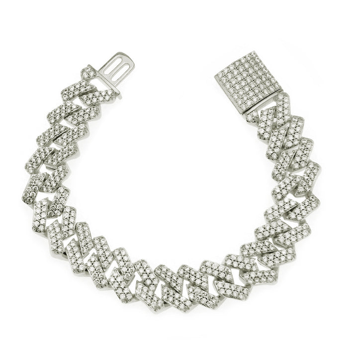 Hip hop jewelry bracelet for men