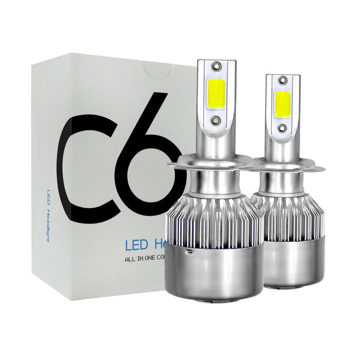Metal car headlights