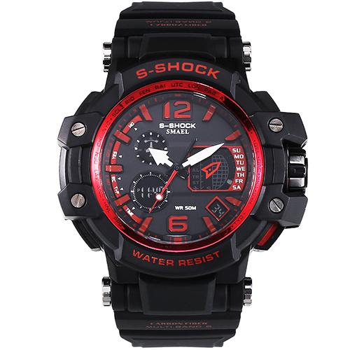 Men's Sports LED Digital Waterproof Earthquake Proof Watch