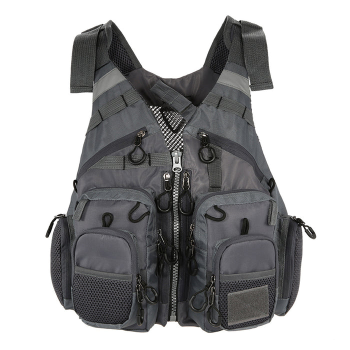 Fishing Outdoor Sports Flying Men Breathing Protection Jacket Safety Vest Survival Vest Utility Vest