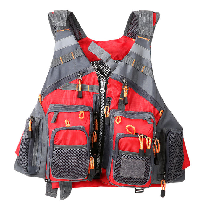 Fishing Outdoor Sports Flying Men Breathing Protection Jacket Safety Vest Survival Vest Utility Vest