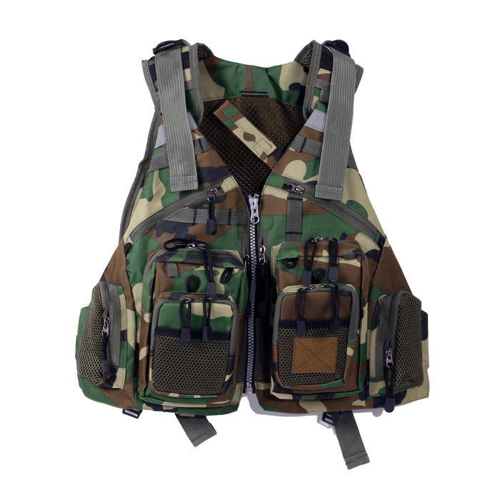 Fishing Outdoor Sports Flying Men Breathing Protection Jacket Safety Vest Survival Vest Utility Vest