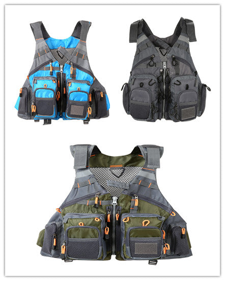 Fishing Outdoor Sports Flying Men Breathing Protection Jacket Safety Vest Survival Vest Utility Vest