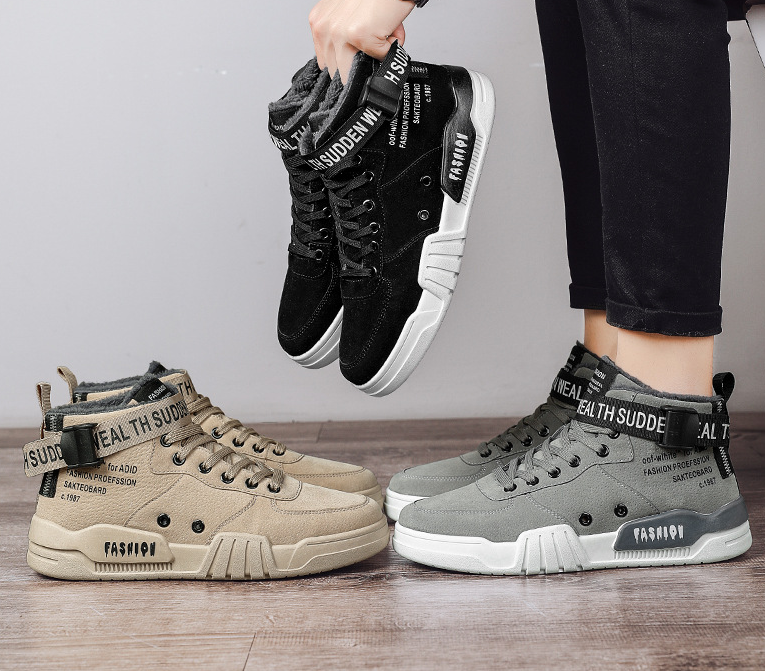 Outdoor Schuhe für Männer Atmungsaktiv Casual Bequeme Sneakers Schuhe für Männer mit High-Top