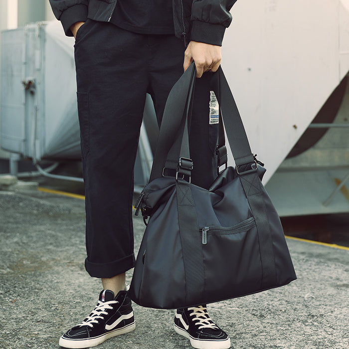 Hand-carried travel bag men's business travel large capacity duffel bag