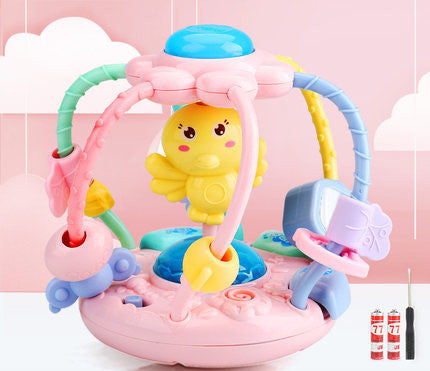 Baby Rattle Toys Teether Baby Grip Training Luminous Toys