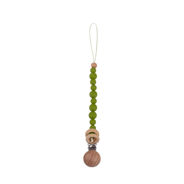 Baby Products Soothing Beech Wood Clip Pacifier Chain
