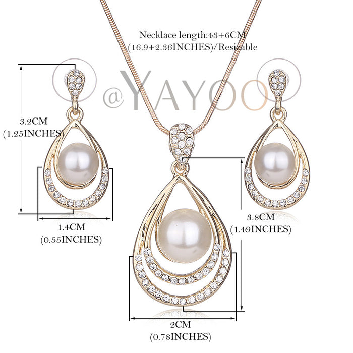 Perlenschmuck Set für Frauen