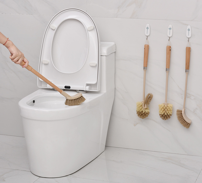Hölzerne Haushaltsgriff Toilettenbürste Reinigungswerkzeuge Badezimmer Reinigungsbürste Küche Bodenreiniger Bürsten